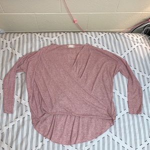 Altar’d State Women’s Overlap Long Sleeve Top